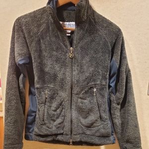 Women's brown Columbia fleece jacket #69